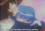 Huh. Maybe I'm wrong. ...Hey, don't you steal my line, Koizumi! I absorb damage better than that Saji fool!